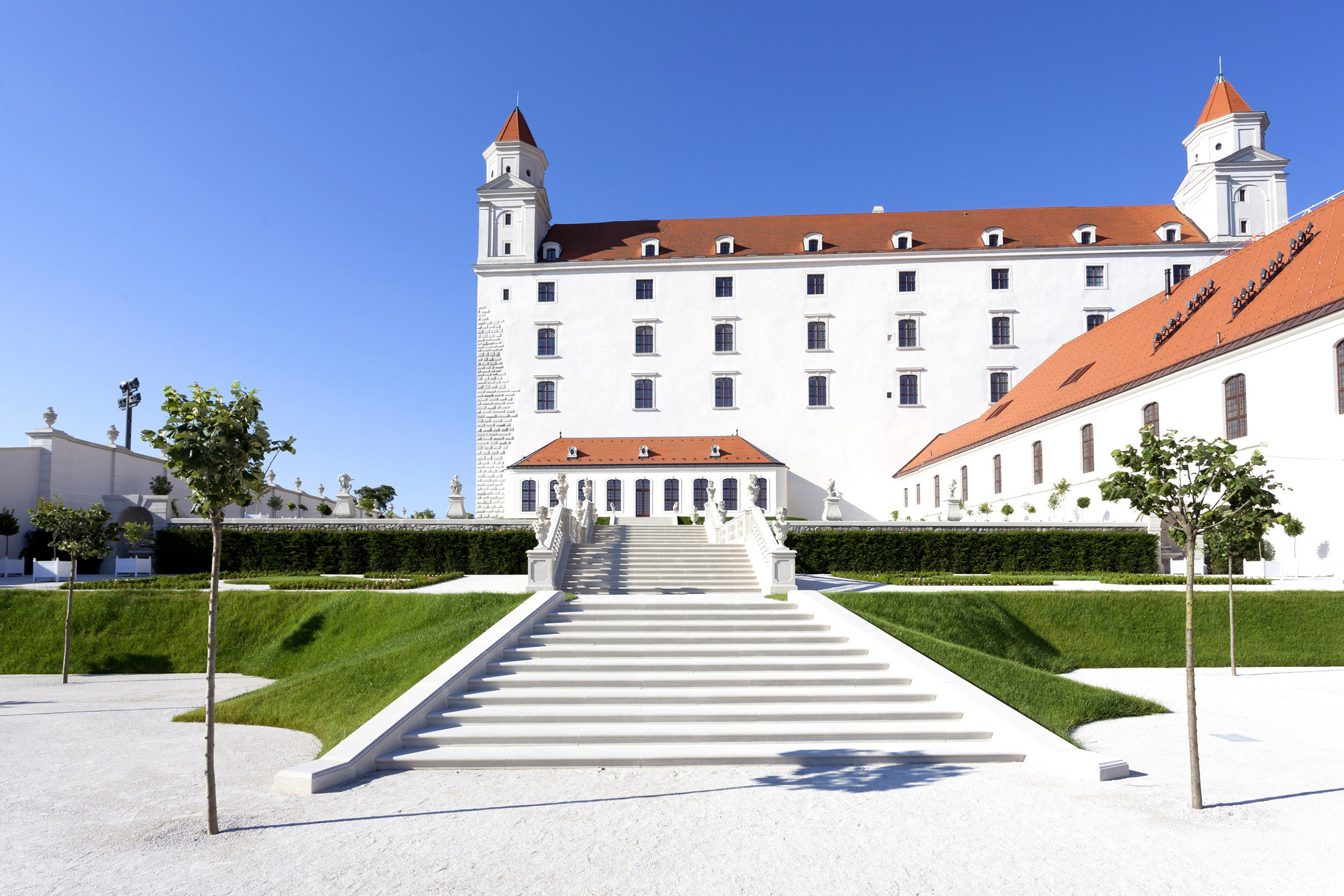 Barockgarten - Bratislavaer Burg